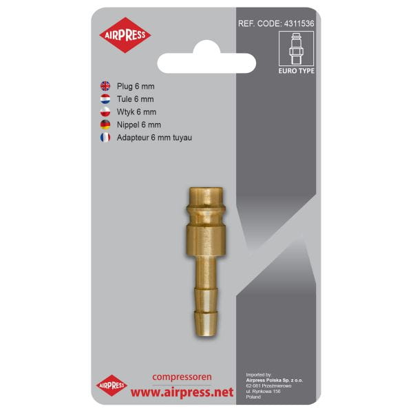 SZYBKOZŁĄCZKA NA WĄŻ 6MM 46843-18007