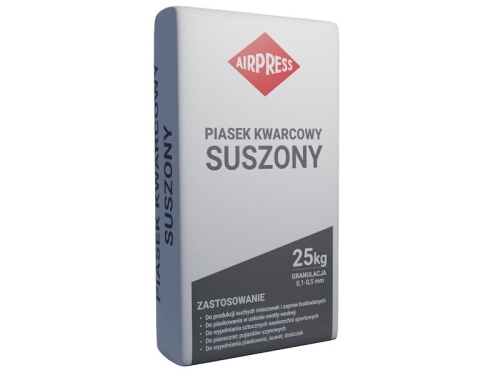 PIASEK KWARCOWY 25KG GRANULACJA 0,05-1,0MM-27206