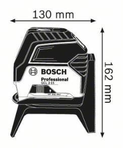 BOSCH LASER KRZYŻOWY GCL 2-15 + RM1 BOX-9292