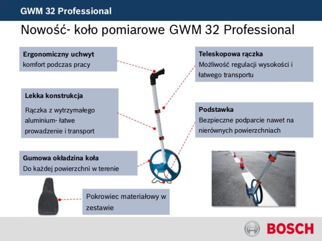 KOŁO POMIAROWE GWM 32 BOSCH 0601074000-5635