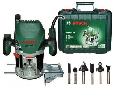 BOSCH FREZARKA POF 1400ACE + ZESTAW FREZÓW-20716