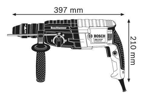 BOSCH MŁOT GBH 240 F 790W 2,7J-9722