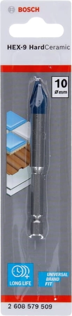 WIERTŁO DO CERAMIKI HEX 10X90 HARDCERAMIC BOSCH-33567