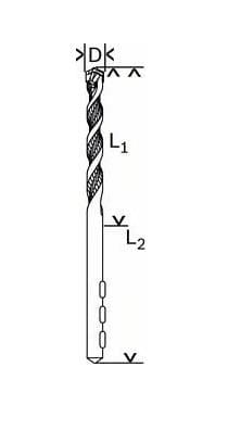 WIERTŁO DO GRANITU BLUE GRANIT 10X150 BOSCH-9189