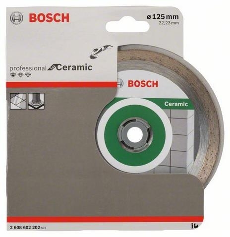 TARCZA DIAMENT.PEŁNA 125 BOSCH * STANDARD FOR CER.-2090