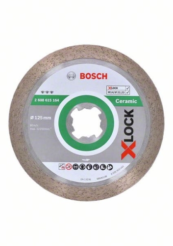 TARCZA DIAMENT.PEŁNA 125 X-LOCK* BOSCH-20445