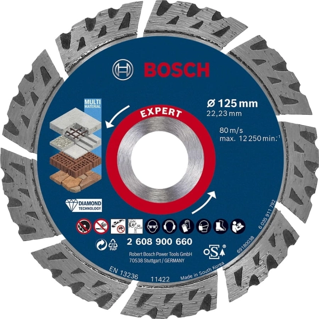 TARCZA DIAMENT.SEGMENTOWA 125 BOSCH EXPERT-35409