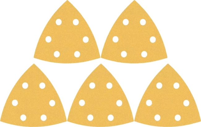 PAPIER ŚCIERNY TRÓJKĄTNY Z OTWO. GR.180 KPL.5SZT-38382