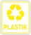 ZNAK DO SEGREGACJI ODPADÓW OKRĄGŁY PLASTIK-33537
