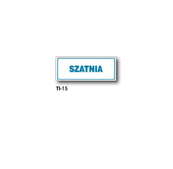 ZNAK BEZPIECZEŃSTWA "SZATNIA" -15552