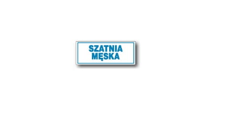 ZNAK BEZPIECZEŃSTWA "SZATNIA MĘSKA"-17951