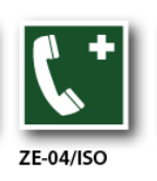 ZNAK "TELEFON ALARMOWY" 15X15-24470