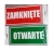 ZNAK INFORMACYJNY "OTWARTE/ZAMKNIĘTE"  -23510