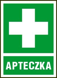 ZNAK BEZPIECZEŃSTWA "APTECZKA'-15576