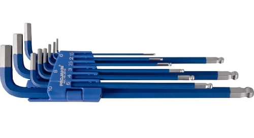 IMBUSY Z KULKĄ DŁUGIE 9SZT MAGNETYCZNY PROJAHN -31093