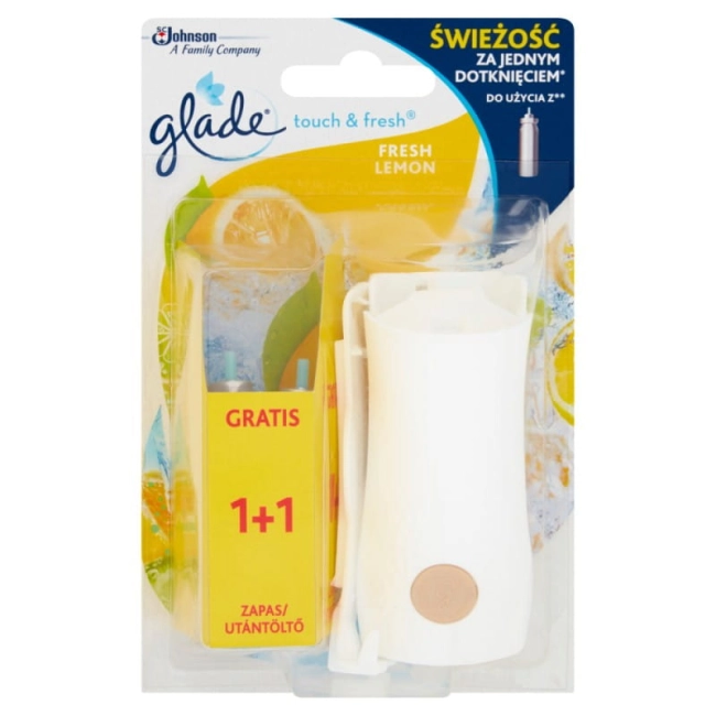 ODŚWIEŻACZ BRISE ONE TOUCH MINI 2+1 ŚWIEŻA CYTRYNA-30861