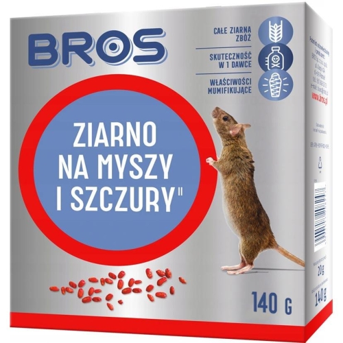 BROS ZIARNO NA MYSZY I SZCZURY 140G-33780
