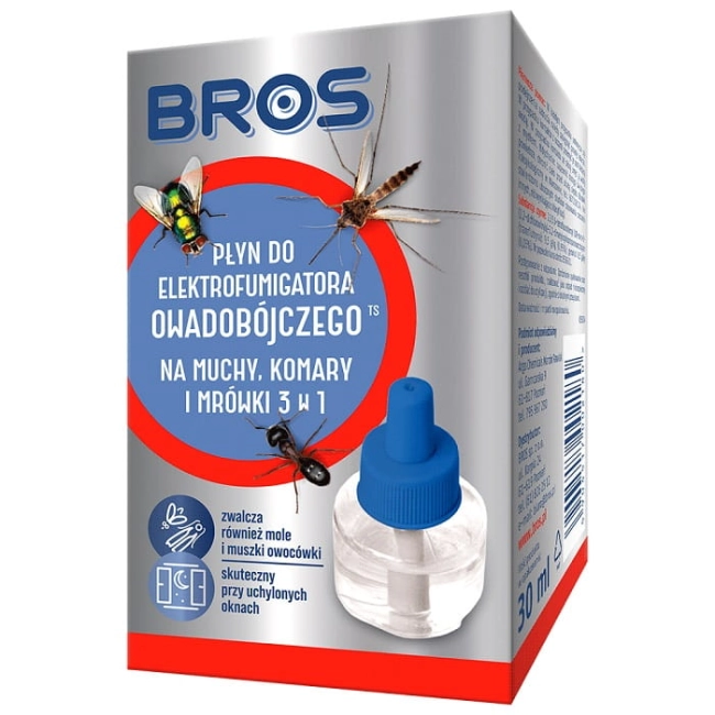 BROS PŁYN DO URZĄDZENIA ELEKTR. NA KOMARY I MUCHY-42382