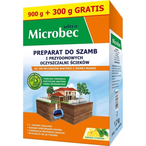 BROS PROSZEK DO SZAMB MICROBEC ULTRA 900G+300G-39849
