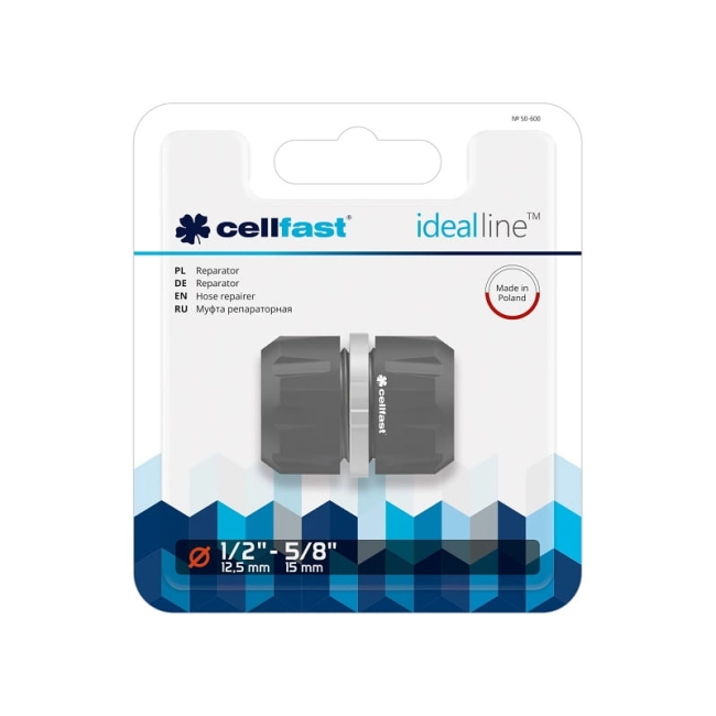 ŁĄCZNIK WĘŻA IDEAL 1/2" BLISTER-14342