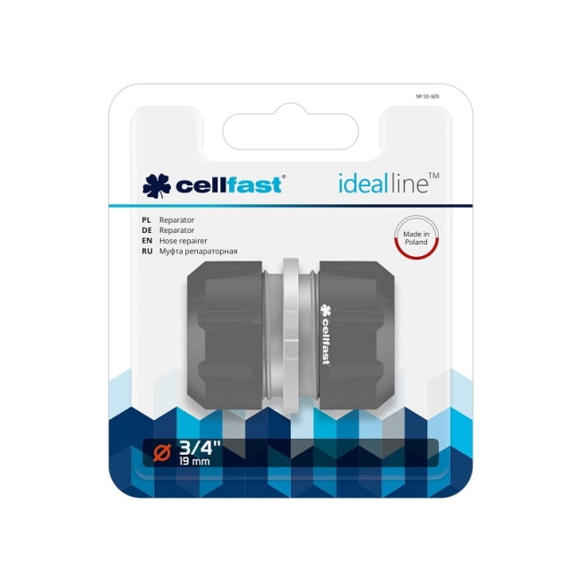 ŁĄCZNIK WĘŻA IDEAL 3/4" BLISTER-14341