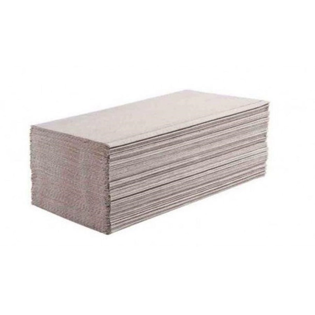 RĘCZNIK PAPIEROWY ZZ SZARY 4000 LISTKÓW ZWYKŁY -36712