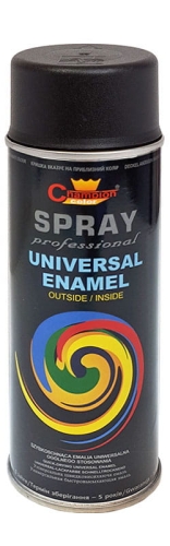 SPRAY RAL 9005 CZARNY MAT CHAMPION-12961