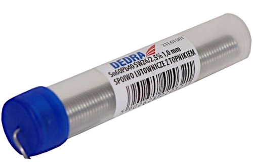 LUT Z TOPNIKIEM 1,0mm 10g Sn60Pb40, 31L61001-21373