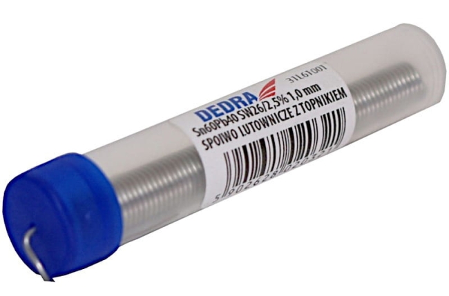 LUT Z TOPNIKIEM 1,0mm 10g Sn60Pb40, 31L61001-21373