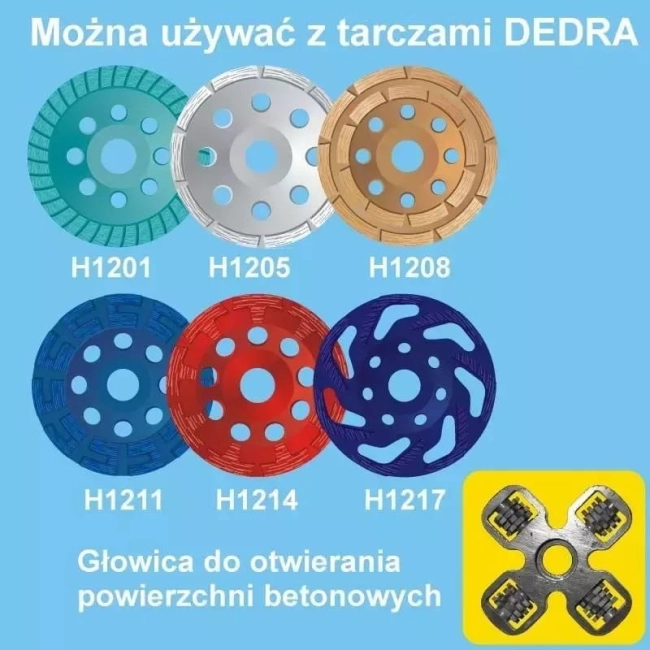 DEDRA FREZARKO-SZLIFIERKA DO POW.BETONOWYCH-39323