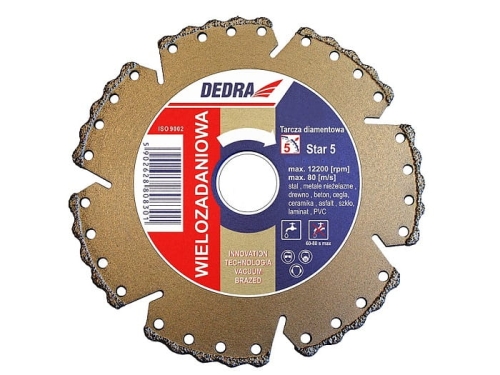 TARCZA DIAMENT.SEGMENTOWA 125 DEDRA VACUUM BRAZE-13826