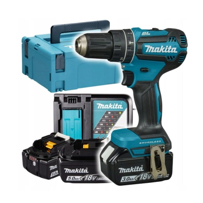 Wiertarko-wkretarka-udarowa-18V-3x3,0Ah-Makita-DHP485RF3J