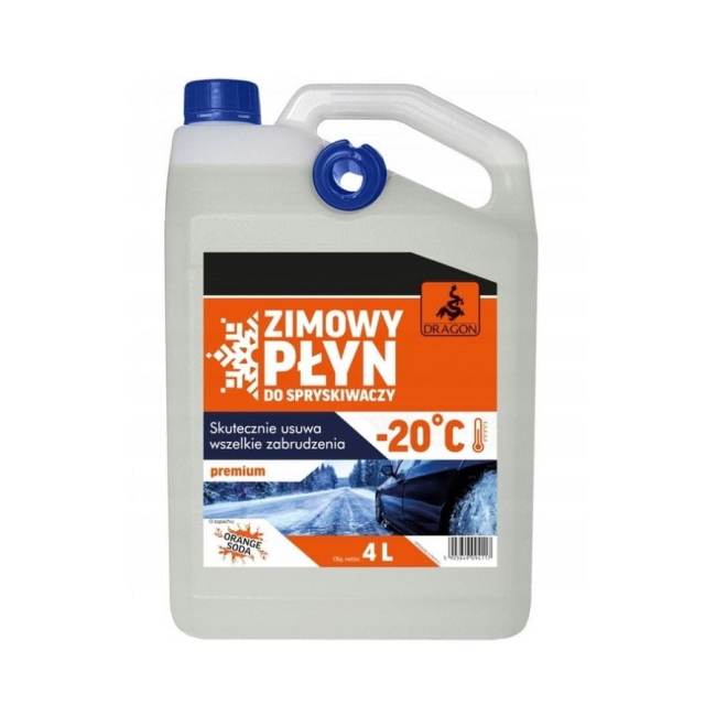 PŁYN DO SPRYSKIWACZY 4L -20'C ZIMOWY-45701