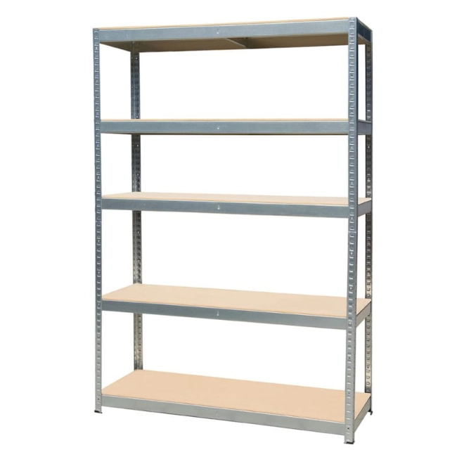 REGAŁ MAGAZYNOWY 180x120x45 5 PÓŁEK METALKAS-45349