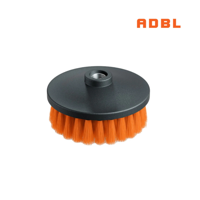 Szczotka na wkrętarkę do czyszczenia tapiecerki Twister Soft 100mm ADBL