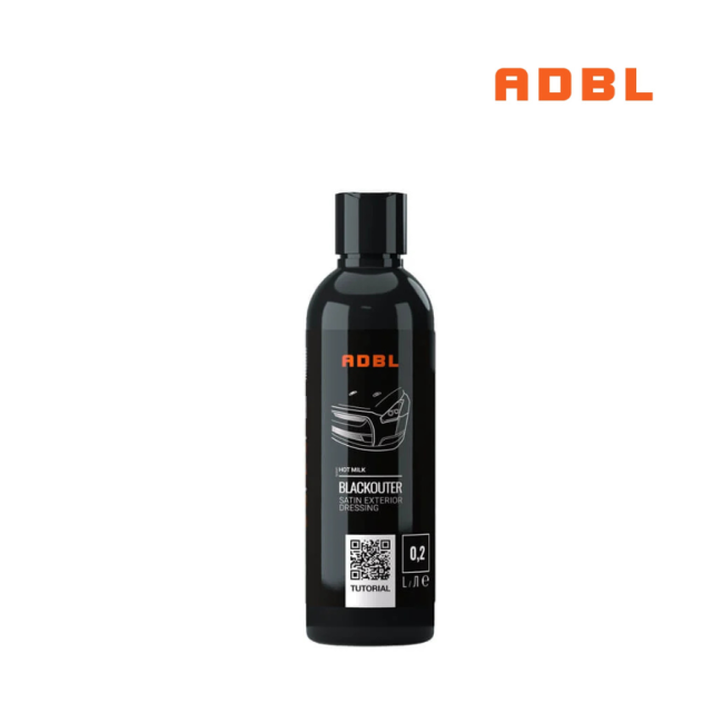 Dressing do nielakierowanych zewnętrznych tworzyw sztucznych Blackouter 200ml ADBL