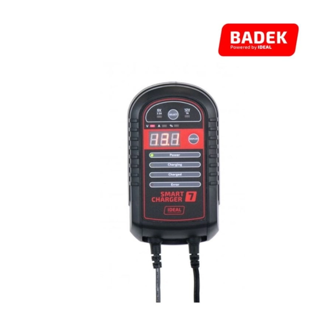 Prostownik 6/12V Smart Charger7 7A Automatyczny Ideal