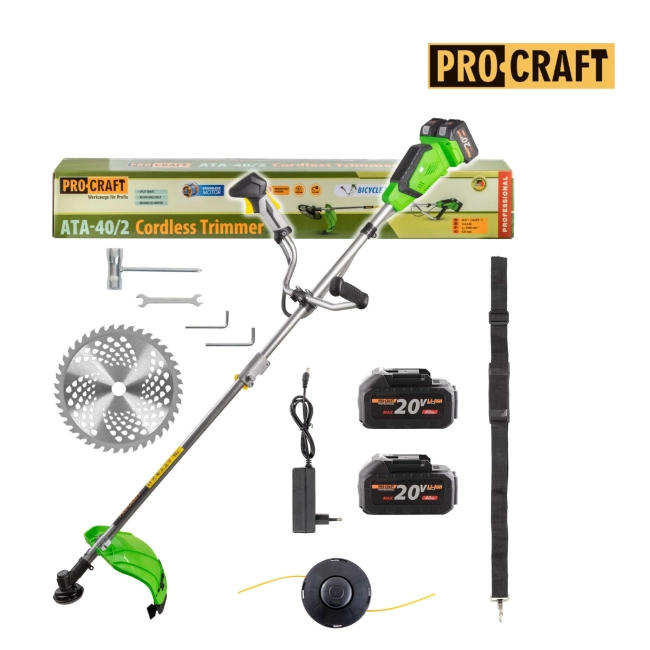 kosa-akumulatorowa-20v-Procraft-ATA-40/2