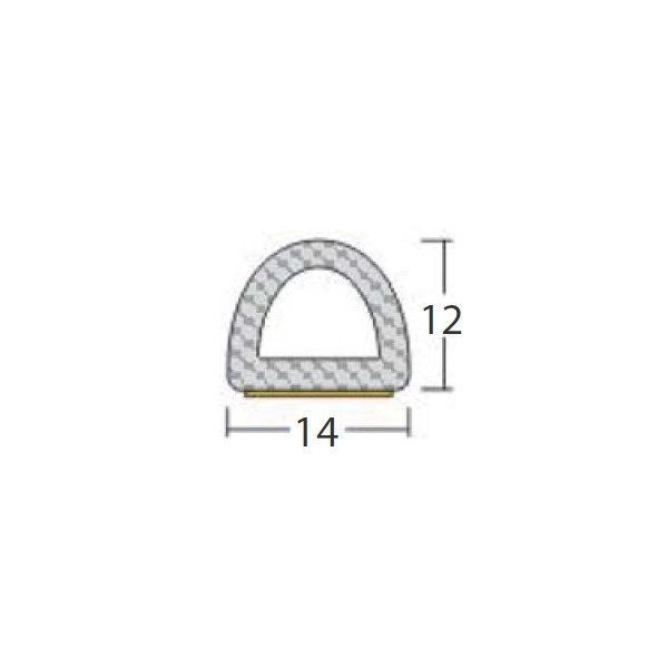 USZCZELKA UD-55 CZARNA 14X12 2X20M, majsteronline