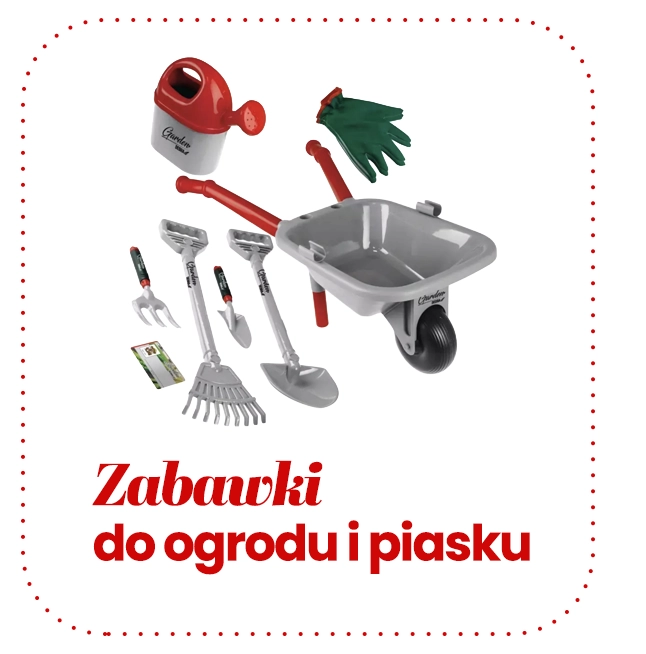 zabawki do ogrodu i piasku